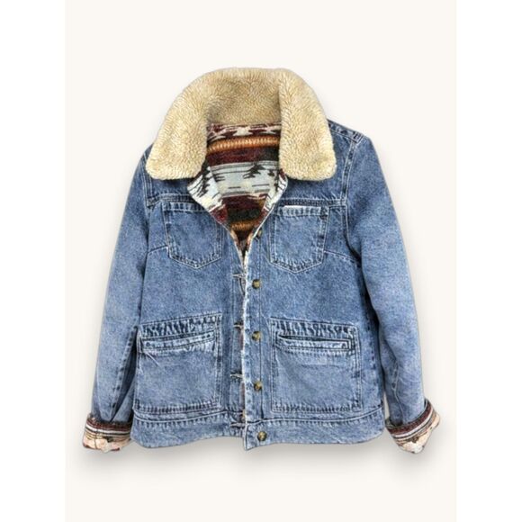 Idyllwind Jackets & Blazers - Idyllwind Miranda Lambert Reversible Denim Blanket Jacket Western Boho SM